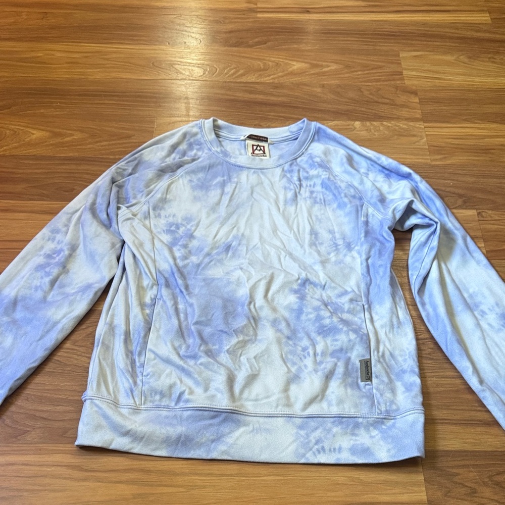 Avalanche Purple Tie-Dye Kids Sweatshirt